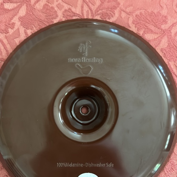 Retired Dots Melamine in chocolate with baseball mini! - Picture 4 of 4